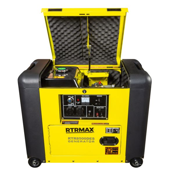 Генератор дизельный RTRMAX RTR-8500-DES (ном 4,4 КВт, макс 6 кВА) RTR-8500-DES фото