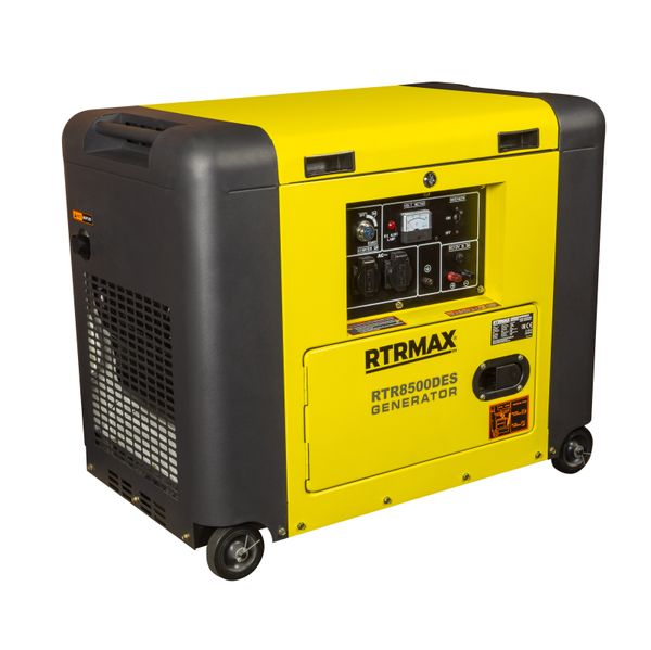 Генератор дизельний RTRMAX RTR-8500-DES (ном 4,4 КВт, макс 6 кВА) RTR-8500-DES фото