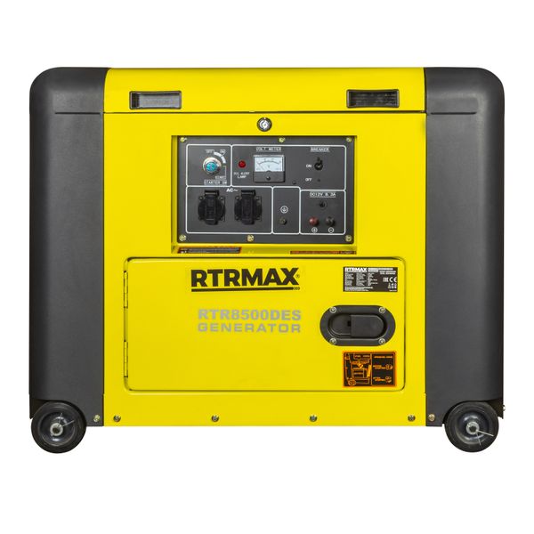 Генератор дизельный RTRMAX RTR-8500-DES (ном 4,4 КВт, макс 6 кВА) RTR-8500-DES фото