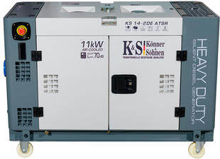 Генератор дизельний Konner & Sohnen KS-14-2-DE -ATSR (ном 10,5 КВт, макс 13,75 кВА) KS-14-2-DE -ATSR фото