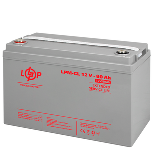 Акумулятор гелевый LPM-GL 12V - 80 Ah lp_15267 фото
