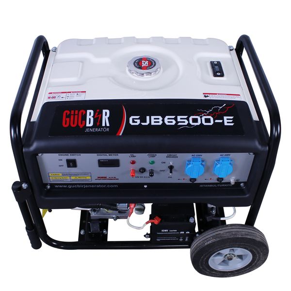 Генератор бензиновий Gucbir GJB-6500-E (ном 5 КВт, макс 6,9 кВА) GJB-6500-E фото