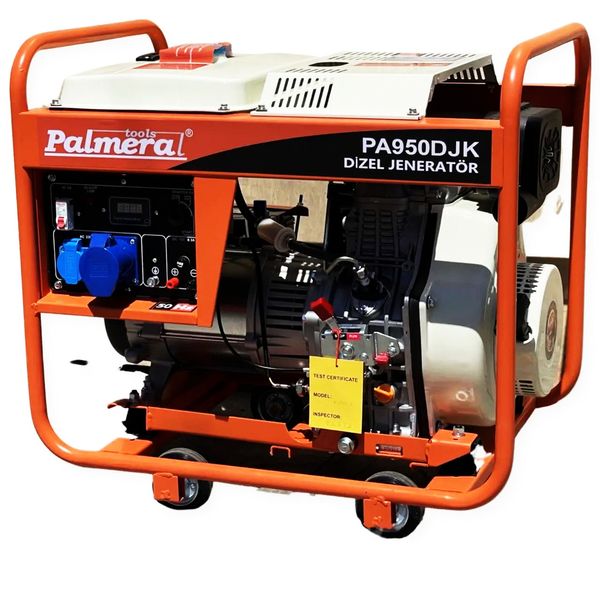 Генератор дизельный Palmera PA-950-DJK (ном 7,2 КВт, макс 9,5 кВА) PA-950-DJK фото