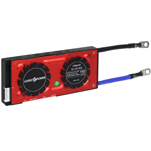 Smart BMS плата LP LiFePO4 24V 8S Dis 80A Ch 40A UART+RS485+CAN lp_16349 фото