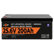 Акумулятор LP LiFePO4 24V (25,6V) - 200 Ah (5120Wh) (Smart BMS 100А) з BT пластик lp_20201 фото 1