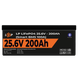 Акумулятор LP LiFePO4 24V (25,6V) - 200 Ah (5120Wh) (Smart BMS 100А) з BT пластик lp_20201 фото 2