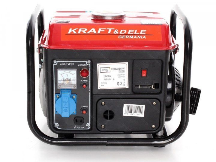 Генератор бензиновый Kraft&Dele KD-109 (ном 0,8 КВт, макс 1,5 кВА) KD-109 фото