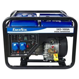 Генератор дизельный EnerSol SKD-10EBA (ном 9 кВт, макс 12,5 кВА) SKD-10-EBA фото
