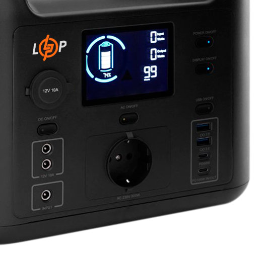 Багатофункціональна портативна зарядна станція LP CHARGER 500 (500W, 518Wh) lp_20053 фото