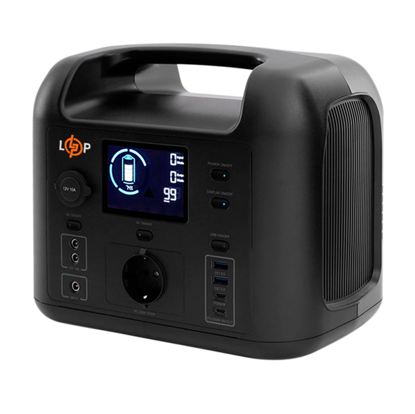 Багатофункціональна портативна зарядна станція LP CHARGER 500 (500W, 518Wh) lp_20053 фото