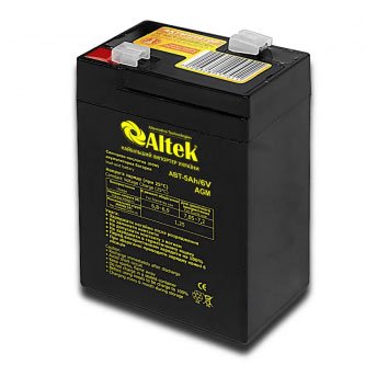 Gel battery Altek A5-6-AGM 6V5Ah (5 А*h) BT-ABT-5-6-AGM photo