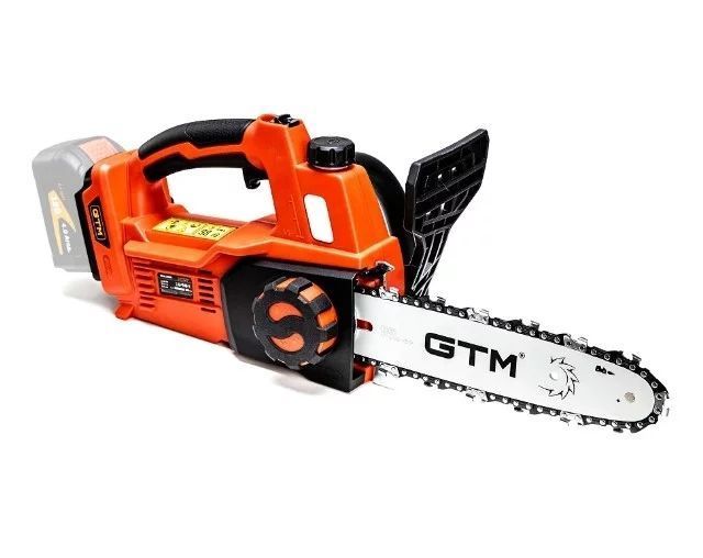 Акумуляторна ланцюгова пила GTM CS18/250BL, 18В, шина 10"/25см, КАРКАС (АКБ і ЗП окремо) 3342 фото