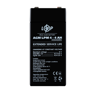 Аккумулятор AGM LPM 4V - 4 Ah lp_4135 фото