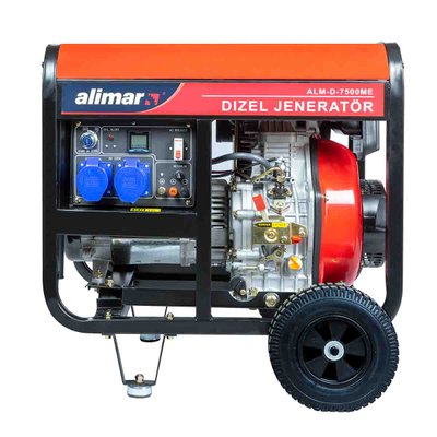 Генератор дизельний Alimar ALM-D-7500ME (ном 5,6 КВт, макс 7,5 кВА) ALM-D-7500-ME фото