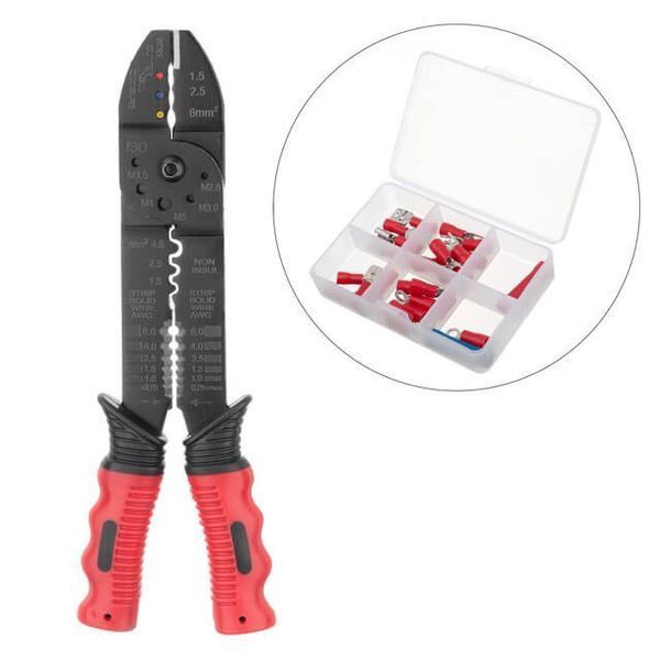 Набір інструментів 100 од., STORM, 1/2", 1/4", Cr-V INTERTOOL ET-8100 ET-8100 фото