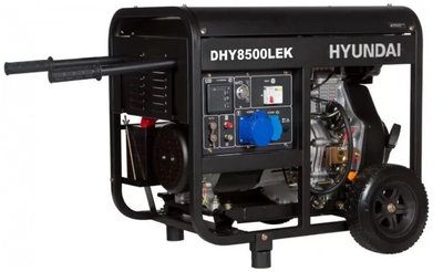 Генератор дизельний Hyundai DHY-8500-LEK (ном 6,56 КВт, макс 9 кВА) DHY-8500-LEK фото