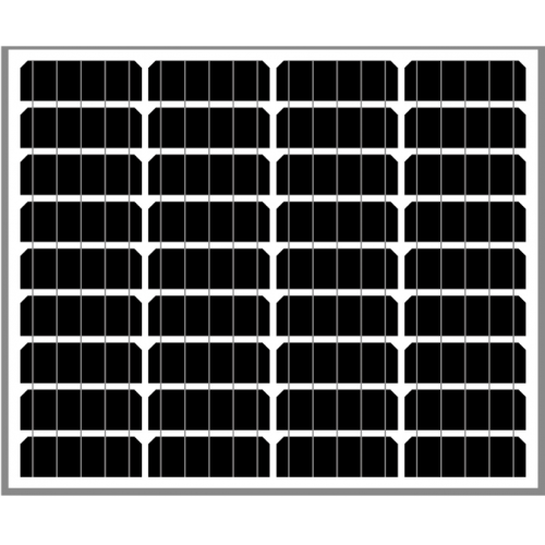 Сонячна панель Altek ALM-50M-36 50W ALF-50M-36 фото