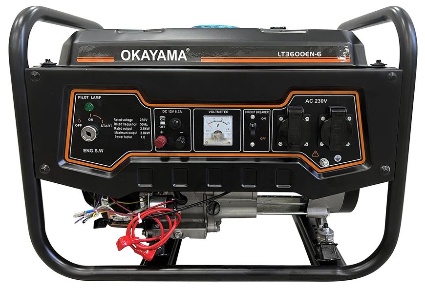 Генератор бензиновий OKAYAMA LT3600EN-6 (2,5 кВт) GB-OK-LT-3600-6 фото