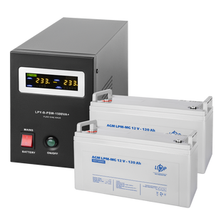 Комплект резервного живлення LP (LogicPower) ДБЖ + мультигелева батарея (UPS B1500 + АКБ MG 2880Wh) lp_19806 фото