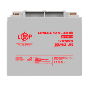 Акумулятор гелевий LPM-GL 12V - 40 Ah lp_4154 фото