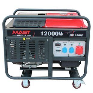 Генератор бензиновий MAST GROUP YH15000S (ном 12 кВт, макс 16,3 кВА) GG-MG-YH15000S фото