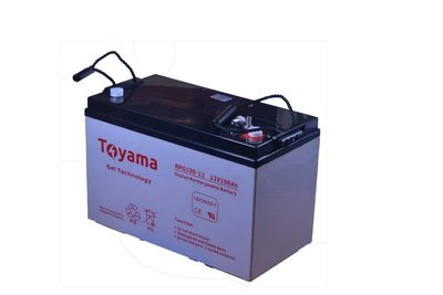 Акумулятор гелевий Toyama NPG60-12 (120 А*год) GA-T-NPG12-120 фото