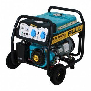 Генератор бензиновый FULL FGL 3500LE (ном 2,5 КВт, макс 3,5 кВА) FGL-3500-LE фото