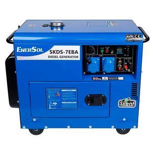 Генератор дизельный EnerSol SKDS-7EBA (ном 6 кВт, макс 8,1 кВА) SKDS-7-EBA фото