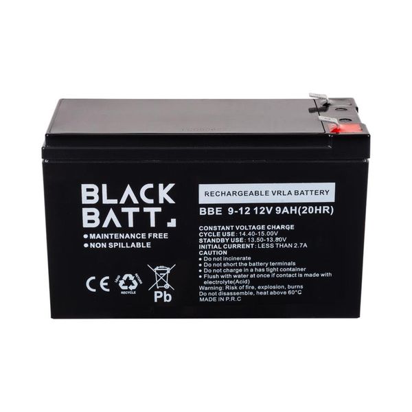 Акумулятор гелевий Blackbatt BB 09 12V/9Ah AG-BLB-BB-09-12-9 фото