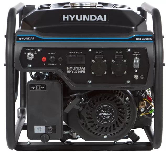Генератор бензиновый Hyundai HHY-3050-FE (ном 2,80 КВт, макс 3,75 кВА) HHY-3050-FE фото
