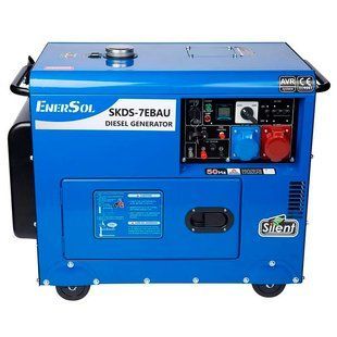Генератор дизельный EnerSol SKDS-7EBAU (ном 6 кВт, макс 8,1 кВА) SKDS-7-EBAU фото