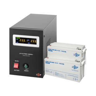 Комплект резервного питания LP (LogicPower) ИБП + мультигелевая батарея (UPS B1500 + АКБ MG 3600Wh) lp_19809 фото