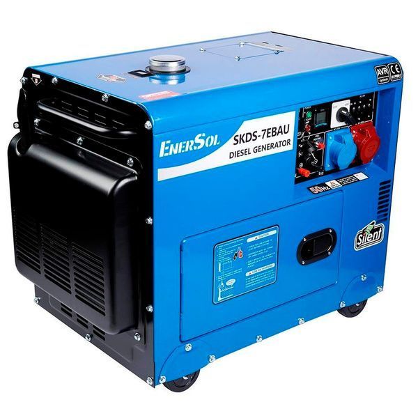 Генератор дизельний EnerSol SKDS-7EBAU (ном 6 КВт, макс 8,1 кВА) SKDS-7-EBAU фото