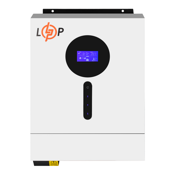 Гібридний сонячний інвертор (ДБЖ) LPW-VM II Elite 6000VA (6000Вт) 48V 120A MPPT 60-450V ON-OFF GRID lp_30594 фото