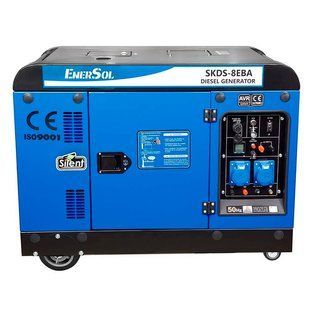 Генератор дизельный EnerSol SKDS-8EBA (ном 7,5 кВт, макс 10 кВА) SKDS-8-EBA фото