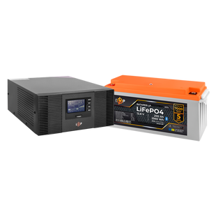 Комплект резервного живлення LogicPower B1500 + літієва (LiFePO4) батарея 2560Wh lp_36814 фото