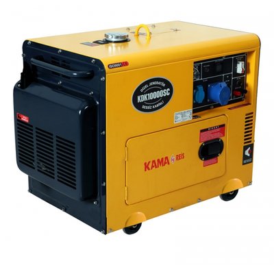 Генератор дизельний KAMA KDK-10000-SC (ном 6,8 КВт, макс 9,4 кВА) KDK-10000-SC фото