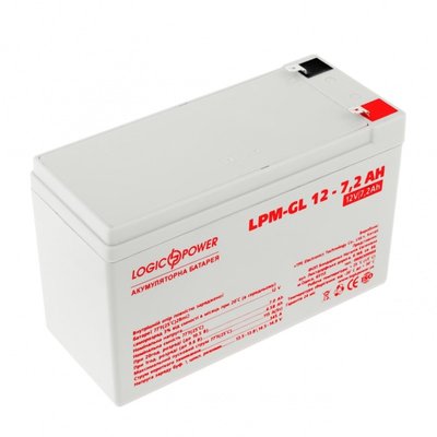 Акумулятор AGM-GEL LogicPower AK-LP6561 12V7,2Ah (7,2 А*г) AK-LP6561 фото