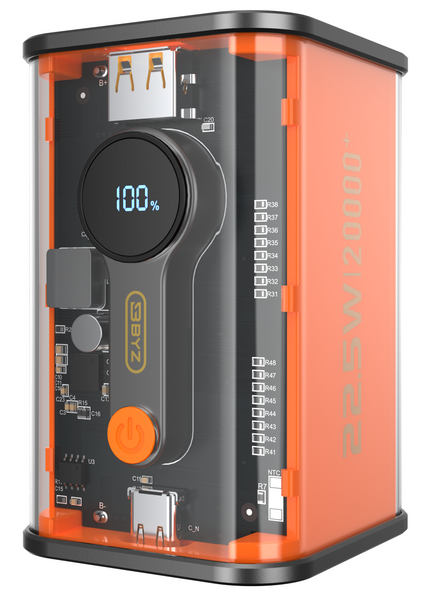 УМБ помаранчева BYZ W90 20000mAh Type C PD Orange (BYZ-W90-O) UMB-OR-W90-20000 фото