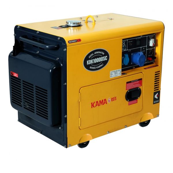 Генератор дизельный KAMA KDK-10000-SC (ном 6,8 КВт, макс 9,4 кВА) KDK-10000-SC фото