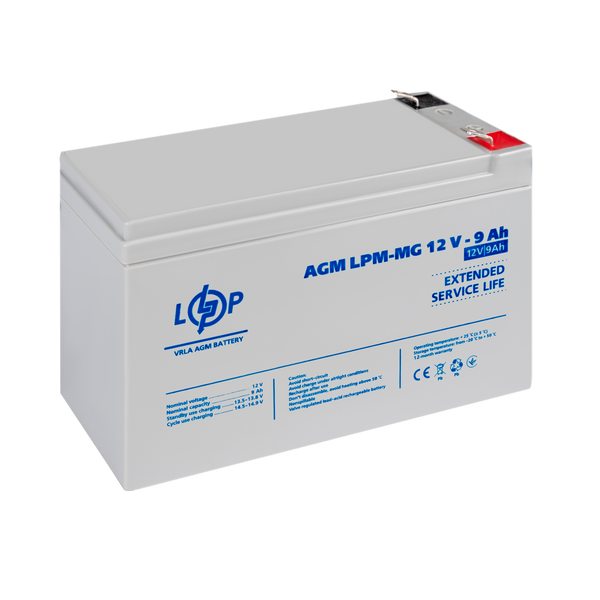 Акумулятор мультигелевий LPM-MG 12V - 9 Ah lp_6555 фото