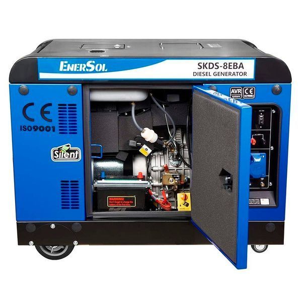 Генератор дизельний EnerSol SKDS-8EBA (ном 7,5 КВт, макс 10 кВА) SKDS-8-EBA фото