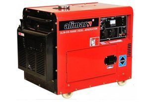 Генератор дизельный Alimar ALM-DS-5000-ME (ном 4,48 КВт, макс 6,2 кВА) ALM-DS-5000-ME фото