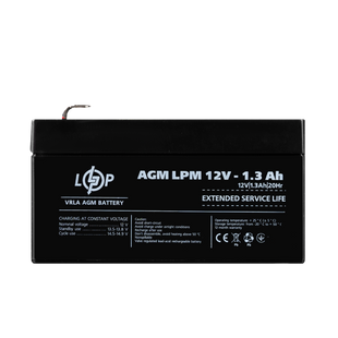 Аккумулятор AGM LPM 12V - 1.3 Ah lp_4131 фото