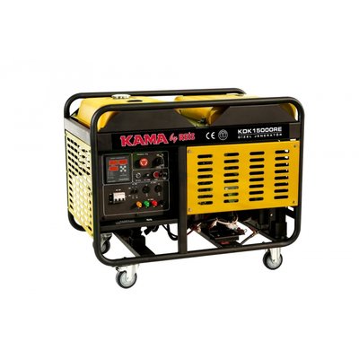 Генератор дизельный KAMA KDK-15000-RE (ном 11,04 КВт, макс 15 кВА) KDK-15000-RE фото