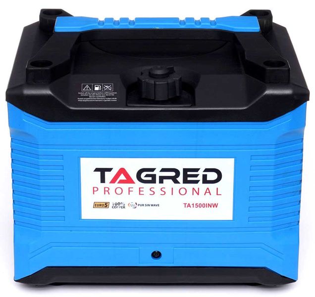 Генератор инверторный TAGRED TA1500INV (ном 1 кВт, макс 1,2 кВА) GG-TA-1500-INW фото