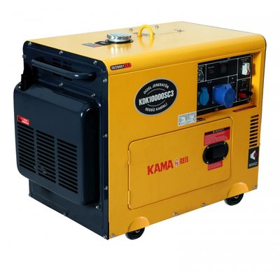Генератор дизельний KAMA KDK-10000-SC3 (ном 6,8 КВт, макс 9,4 кВА) KDK-10000-SC3 фото