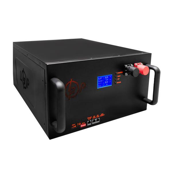 Аккумулятор LP LiFePO4 51,2V - 230 Ah (11776Wh) (Smart BMS 200A/100А) с LCD металл RM RS485/CAN lp_23628 фото