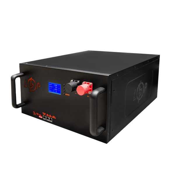 Аккумулятор LP LiFePO4 51,2V - 230 Ah (11776Wh) (Smart BMS 200A/100А) с LCD металл RM RS485/CAN lp_23628 фото