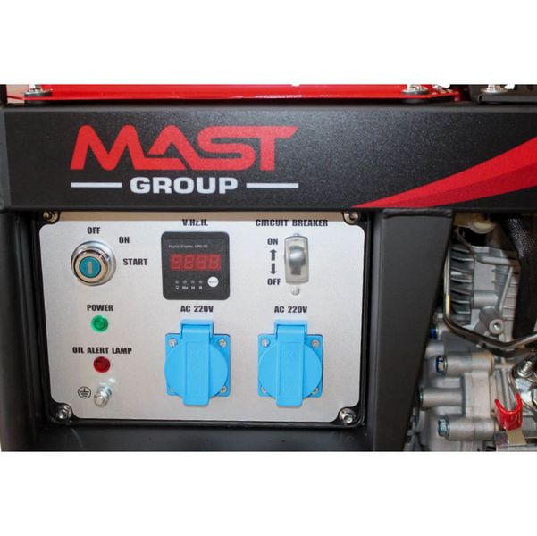Генератор дизельний MAST GROUP YH4000AE (ном 2,8 кВт, макс 3,8 кВА) DG-MG-YH4000AE фото